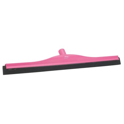 Vikan Pink Industrial Cleaning Squeegee with Double-Bladed Cell Rubber, 115 mm x 85 mm x 600 mm 77541