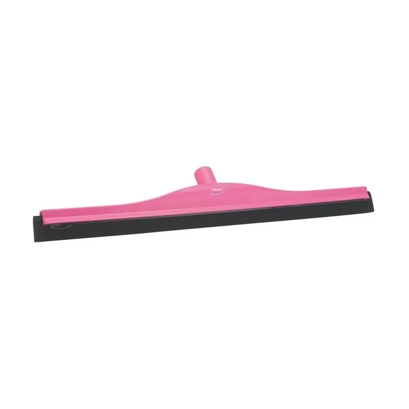 Vikan Pink Industrial Cleaning Squeegee with Double-Bladed Cell Rubber, 115 mm x 85 mm x 600 mm 77541