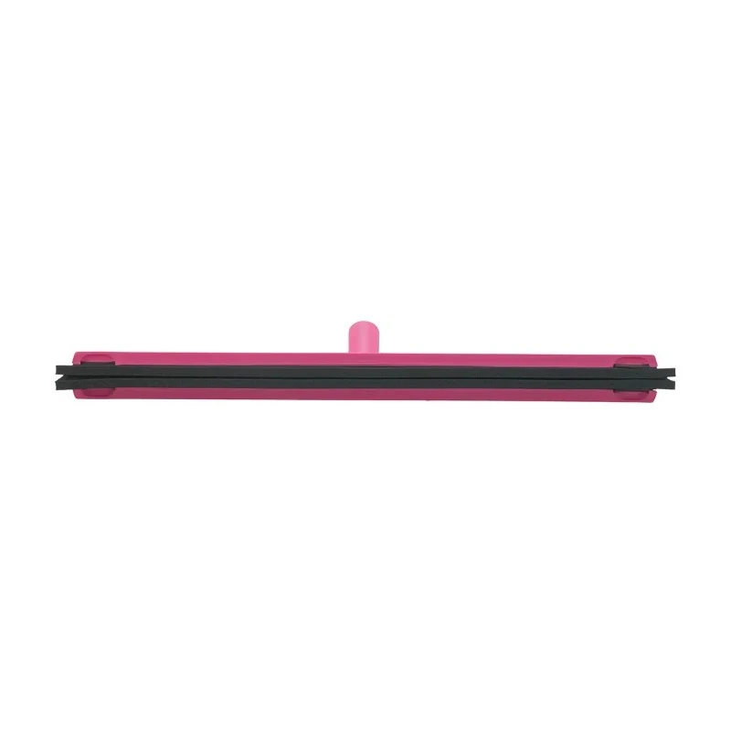 Vikan Pink Industrial Cleaning Squeegee with Double-Bladed Cell Rubber, 115 mm x 85 mm x 600 mm 77541