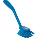 Vikan Hard Bristle Blue Scrubbing Brush, 23 mm Bristle Length, Polyethylene Terephthalate Bristle Material 42373