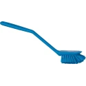 Vikan Hard Bristle Blue Scrubbing Brush, 23 mm Bristle Length, Polyethylene Terephthalate Bristle Material 42373