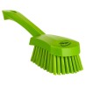 Vikan Hard Bristle Green Scrubbing Brush 36 mm Bristle Length, Polyethylene Terephthalate Bristle Material 419277