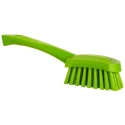 Vikan Hard Bristle Green Scrubbing Brush 36 mm Bristle Length, Polyethylene Terephthalate Bristle Material 419277