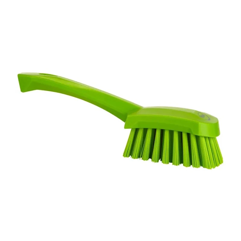 Vikan Hard Bristle Green Scrubbing Brush 36 mm Bristle Length, Polyethylene Terephthalate Bristle Material 419277