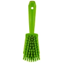 Vikan Hard Bristle Green Scrubbing Brush 36 mm Bristle Length, Polyethylene Terephthalate Bristle Material 419277