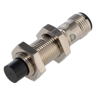 Omron Threaded Barrel Inductive Proximity Sensor M12 x 1 PNP 30V DC 8 mm Detection E2E-X8MB1T12-M1