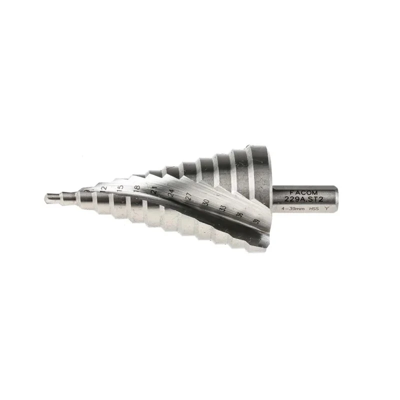 Facom HSS Drill Bit, 107 mm Overall Length, Parallel Shank 10 mm, Special ISO gland 229A.ST2