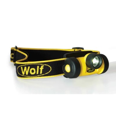 Wolf Safety ATEX IECEx LED Head Torch 120 lm Thermoplastic Housing IP66 HT-400Z0