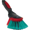 Vikan Black Scrubbing Brush, Polyester Bristle Material, 40 mm Bristle Length, 100 mm Width, 32 mm Length, 130 mm 524652