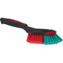 Vikan Black Scrubbing Brush, Polyester Bristle Material, 40 mm Bristle Length, 100 mm Width, 32 mm Length, 130 mm 524652