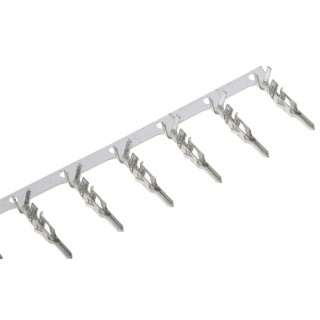 Molex 5558 Series Male Crimp Terminal, 22 AWG Min Crimp, 16 AWG Max, Brass Contact with Tin Plating, 9A Current, 39-00-0081