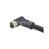 Amphenol Industrial 5 Way Right Angle to Unterminated Sensor Actuator Cable 63V, Black Jacket, IP68 M12L-05BMEM-SR8H01