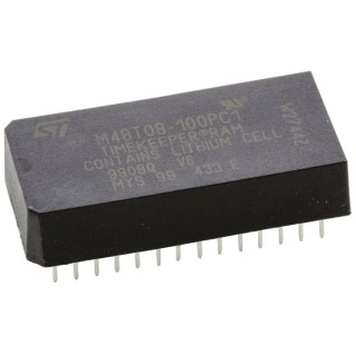 STMicroelectronics 64 kB 100 ns NVRAM 28-Pin PCDIP M48T08-100PC1