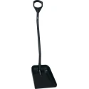 Vikan Ergonomic Shovel with Blade Width 340 mm, Handle Length 1310 mm, Polypropylene Blade, Anodised Aluminium Handle 56019