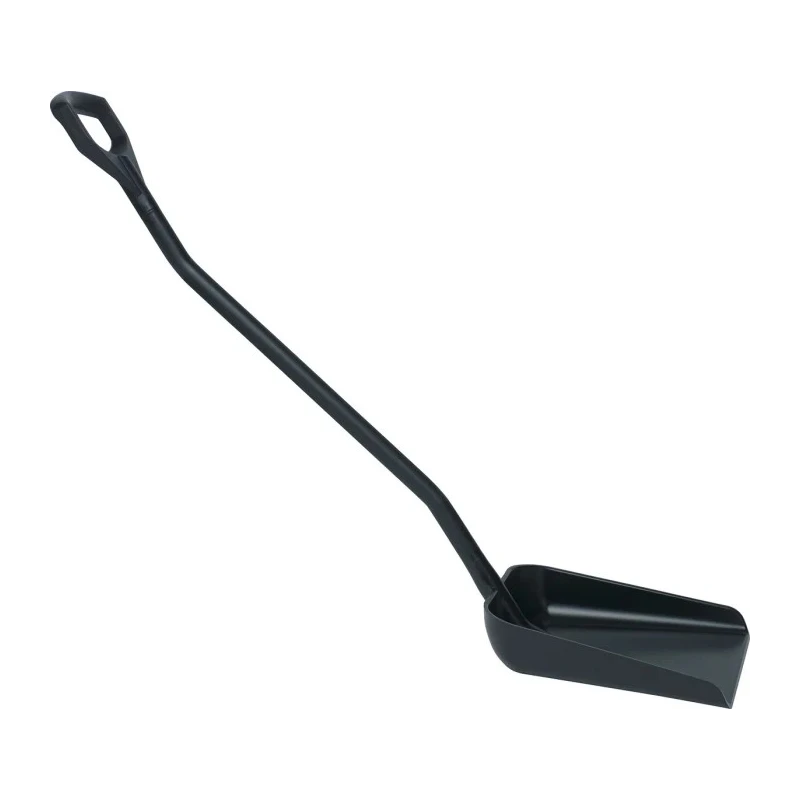 Vikan Ergonomic Shovel with Blade Width 340 mm, Handle Length 1310 mm, Polypropylene Blade, Anodised Aluminium Handle 56019