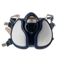 3M 4000+ Series Half Mask Respirator, Standard Size, Thermoplastic Elastomer, EN 405:2001 + A1:2009 Certified 4277+