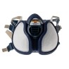 3M 4000+ Series Half Mask Respirator, Standard Size, Thermoplastic Elastomer, EN 405:2001 + A1:2009 Certified 4277+