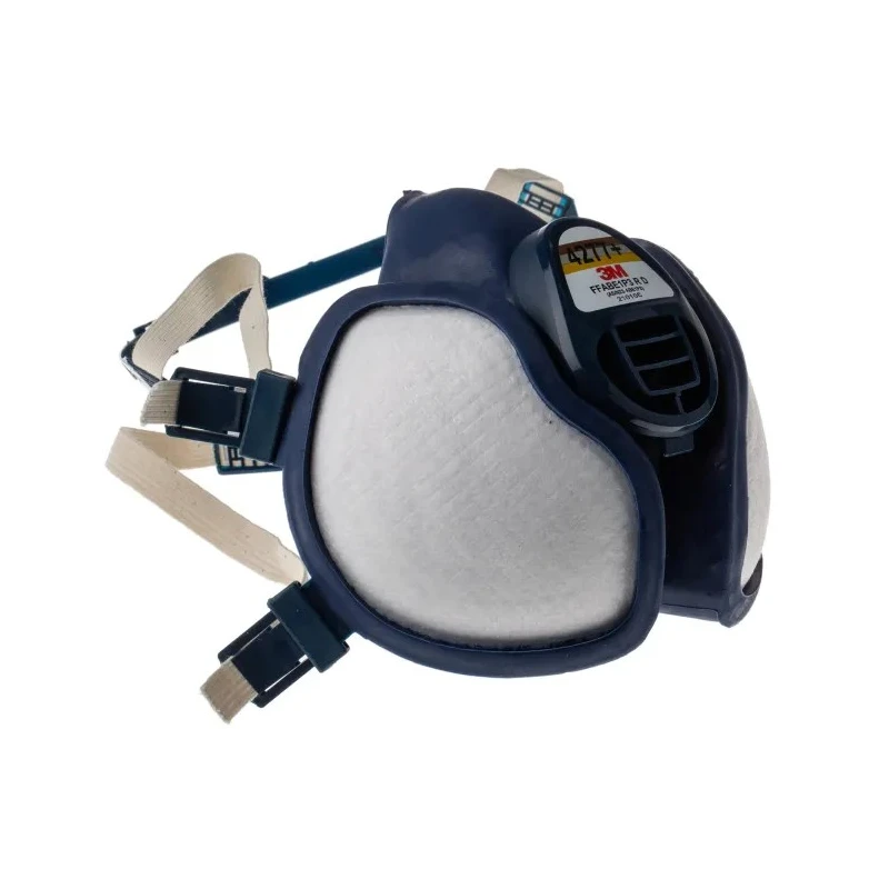 3M 4000+ Series Half Mask Respirator, Standard Size, Thermoplastic Elastomer, EN 405:2001 + A1:2009 Certified 4277+