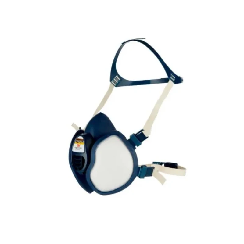 3M 4000+ Series Half Mask Respirator, Standard Size, Thermoplastic Elastomer, EN 405:2001 + A1:2009 Certified 4277+