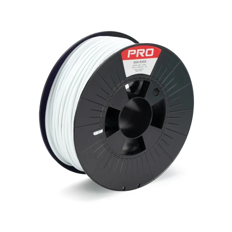 RS PRO 2.85 mm White PET-G 3D Printer Filament, 1 kg, FDM Printing Technology, Maximum Temperature 240°C 190-1962