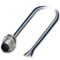 Phoenix Contact Sensor Actuator Cable Male 4 Way M12 to 4 Way Free Cable End, 500mm, 250V, Thermoplastic Elastomer 1693762