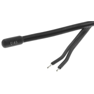 Carel Temperature Sensor, Thermoplastic Elastomer Lead Wire, Epoxy Coated, 0 °C Min - 110 °C Max NTC015HP00