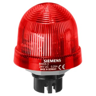 Siemens Red Beacon 115V AC Flashing Bayonet Mount Xenon Bulb IP65 8WD5340-0CB