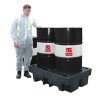 RS PRO Spill Control Equipment Drum Pallet Polyethylene 240 L Containment Storage Capacity UK Made 189-0053