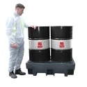 RS PRO Spill Control Equipment Drum Pallet Polyethylene 240 L Containment Storage Capacity UK Made 189-0053
