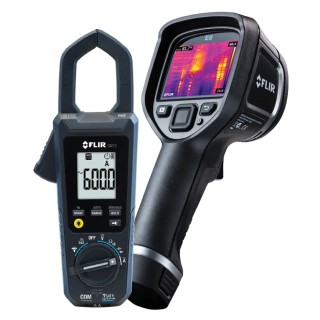 FLIR Thermal Imaging Camera with WiFi, USB Interface, 320 x 240 Pixel Detector Resolution, 550 °C Max Temperature E8-XT