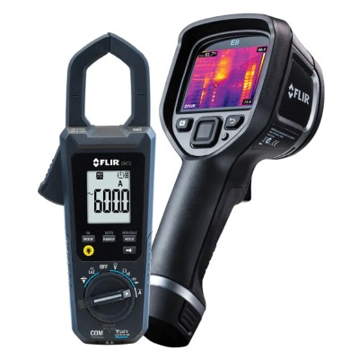 FLIR Thermal Imaging Camera with WiFi, USB Interface, 320 x 240 Pixel Detector Resolution, 550 °C Max Temperature E8-XT