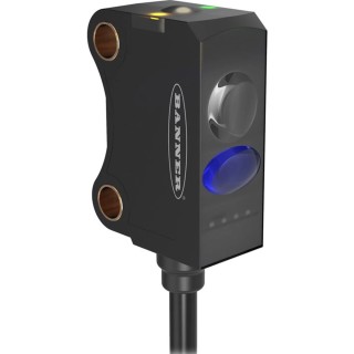 Banner Background Suppression Photoelectric Sensor Rectangular Style Blue LED PNP Output IP67 Protection VS8APFF50BQ3