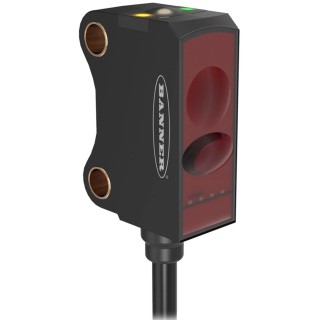 Banner Background Suppression Photoelectric Sensor Rectangular 2 mm to 30 mm Detection Range PNP Output IP67 VS8APFF30Q3