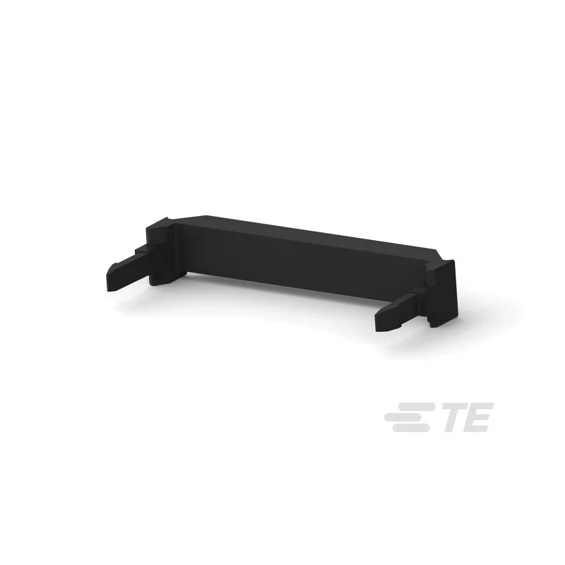 TE Connectivity Strain Relief Bracket for use with 1-499252 Model 1-499252-0, Black Thermoplastic, AMP-LATCH Series