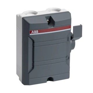 ABB 2-Pole DIN Rail Isolator Switch IP54 IP65 16A 7.5 kW 690V AC BW225DP 2CMA142400R1000