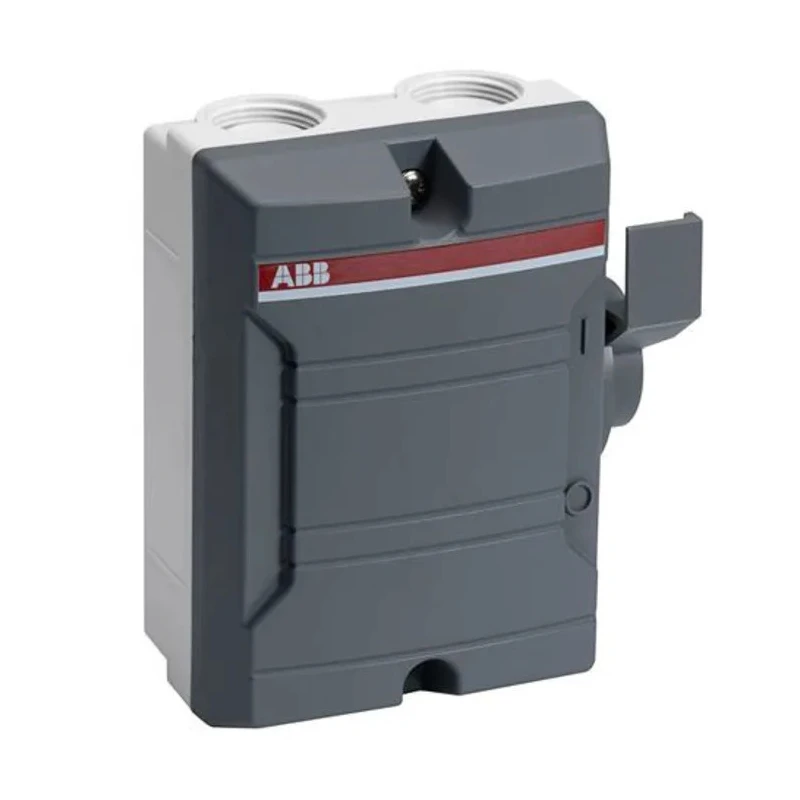 ABB 2-Pole DIN Rail Isolator Switch IP54 IP65 16A 7.5 kW 690V AC BW225DP 2CMA142400R1000