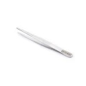 RS PRO Stainless Steel Rounded Tweezer 120mm Precision Handling 192-3654