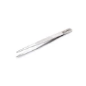 RS PRO Stainless Steel Rounded Tweezer 120mm Precision Handling 192-3654