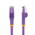 StarTech.com Cat6 Ethernet Cable 4 Core, Purple, 15 m, Unshielded Unscreened, Snagless PVC 