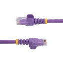 StarTech.com Cat6 Ethernet Cable 4 Core, Purple, 15 m, Unshielded Unscreened, Snagless PVC 