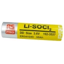 RS PRO Lithium Thionyl Chloride 3.6 V DD Battery ER341245