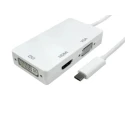RS PRO USB Type C to VGA, HDMI, DVI Adapter USB 3.1, 1920 x 1200 @ 60Hz 192-4722