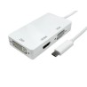 RS PRO USB Type C to VGA, HDMI, DVI Adapter USB 3.1, 1920 x 1200 @ 60Hz 192-4722
