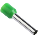 RS PRO Insulated Crimp Bootlace Ferrule, 18 mm Pin Length, 3.9 mm Pin Diameter, Green, 10 AWG Wire Size 250-3472