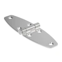 Southco Stainless Steel Strap Hinge with Fixed Pin, Screw Fixing, Gloss Finish, 118 mm x 38.2 mm x 9 mm N6-4E-466-24