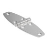 Southco Stainless Steel Strap Hinge with Fixed Pin, Screw Fixing, Gloss Finish, 118 mm x 38.2 mm x 9 mm N6-4E-466-24
