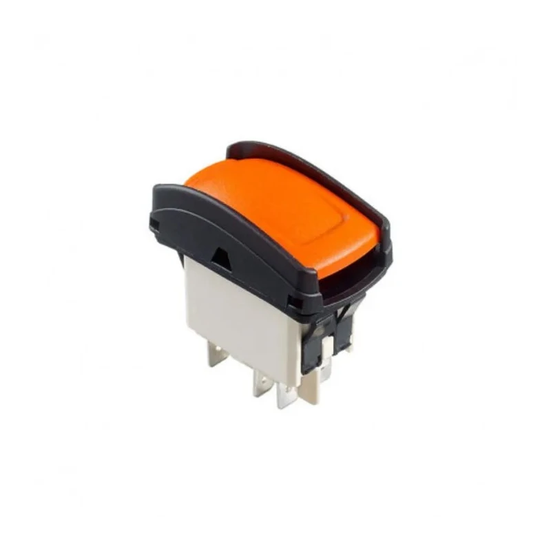 APEM SPDT Latching On-On Rocker Switch Panel Polyamide Housing Panel Cutout 21.08x36.8mm KH136AAZXXG12N
