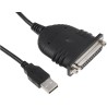 StarTech.com USB 2.0 Converter Cable USB to DB 25 Female Parallel Port 1.7m ICUSB1284D25