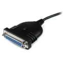 StarTech.com USB 2.0 Converter Cable USB to DB 25 Female Parallel Port 1.7m ICUSB1284D25