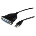 StarTech.com USB 2.0 Converter Cable USB to DB 25 Female Parallel Port 1.7m ICUSB1284D25
